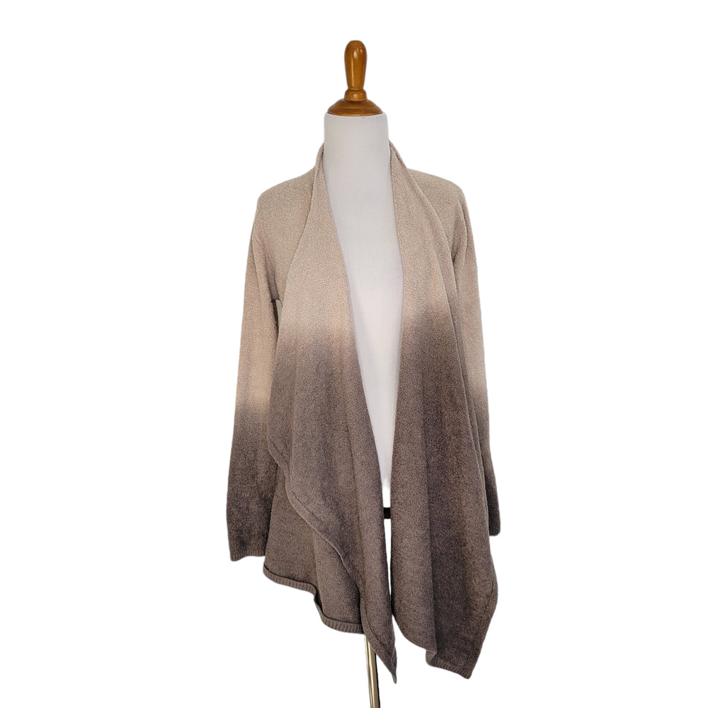 Barefoot Dreams Bamboo Chic Lite Calypso Wrap Ombre Brown 436 Women S/M